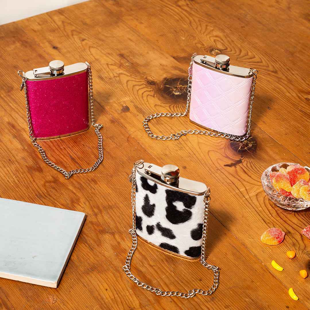 PINK STARDUST FASHION FLASK