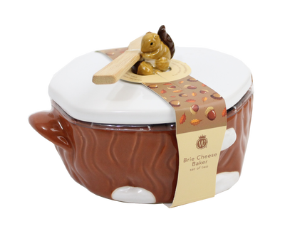 FIGURAL WOODLAND SQUIRREL BRIE BAKER