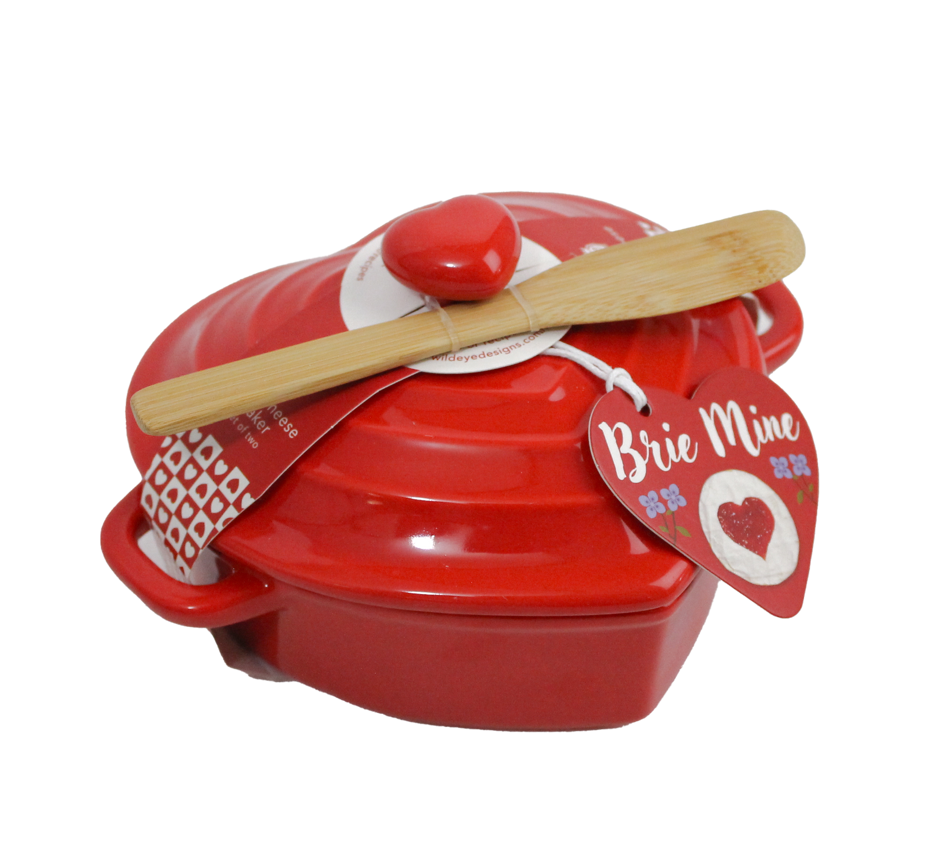 FIGURAL RED HEART BRIE BAKER