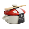 FIGURAL RED MUSHROOM BRIE BAKER