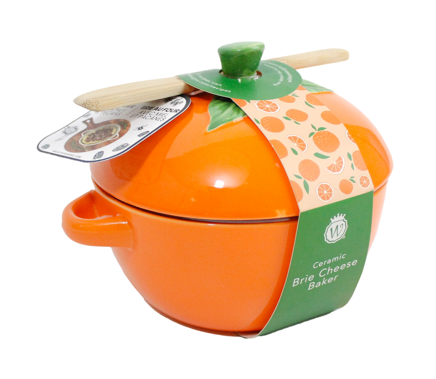 FIGURAL FRUIT BRIE BAKER