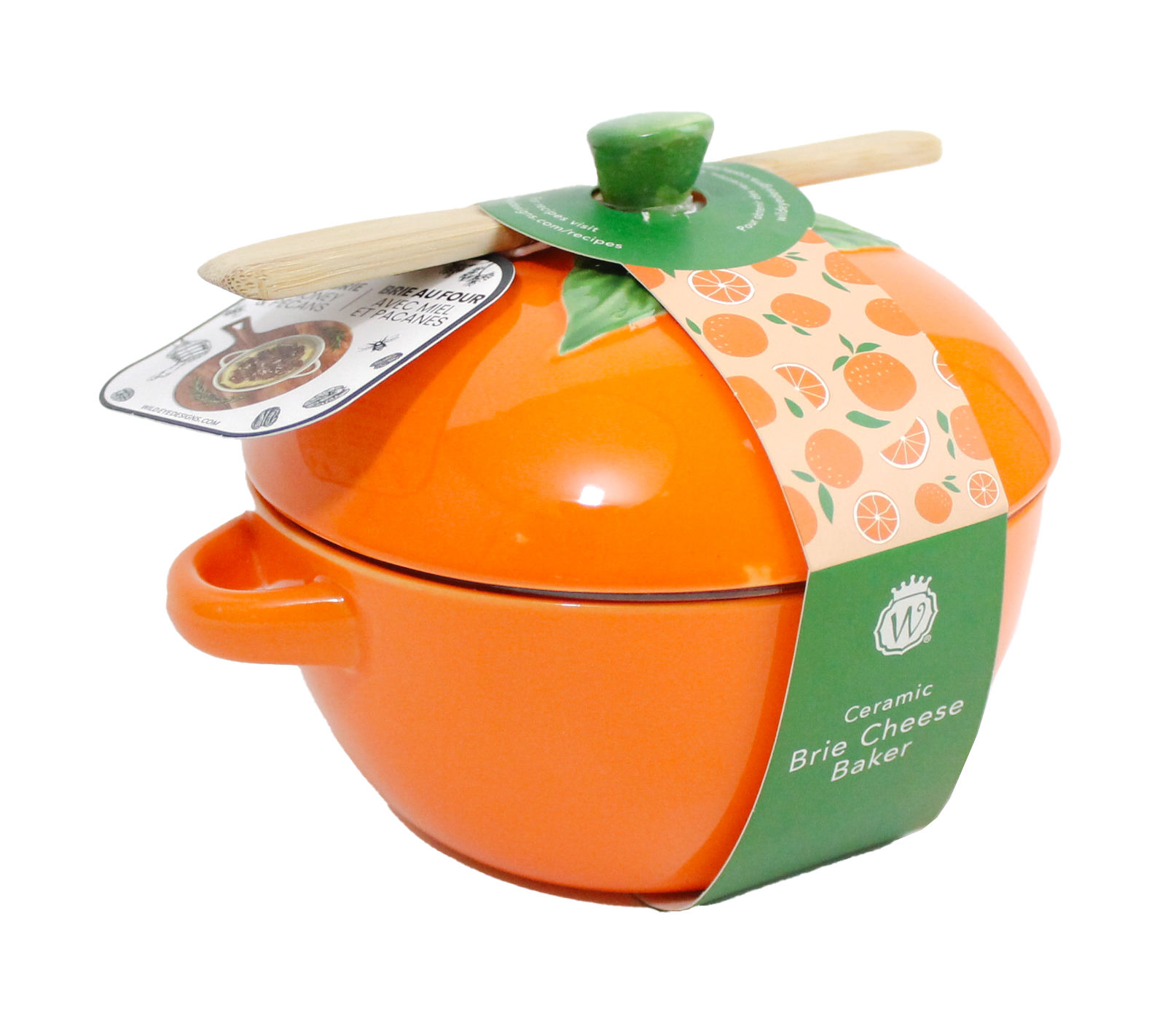 FIGURAL FRUIT BRIE BAKER