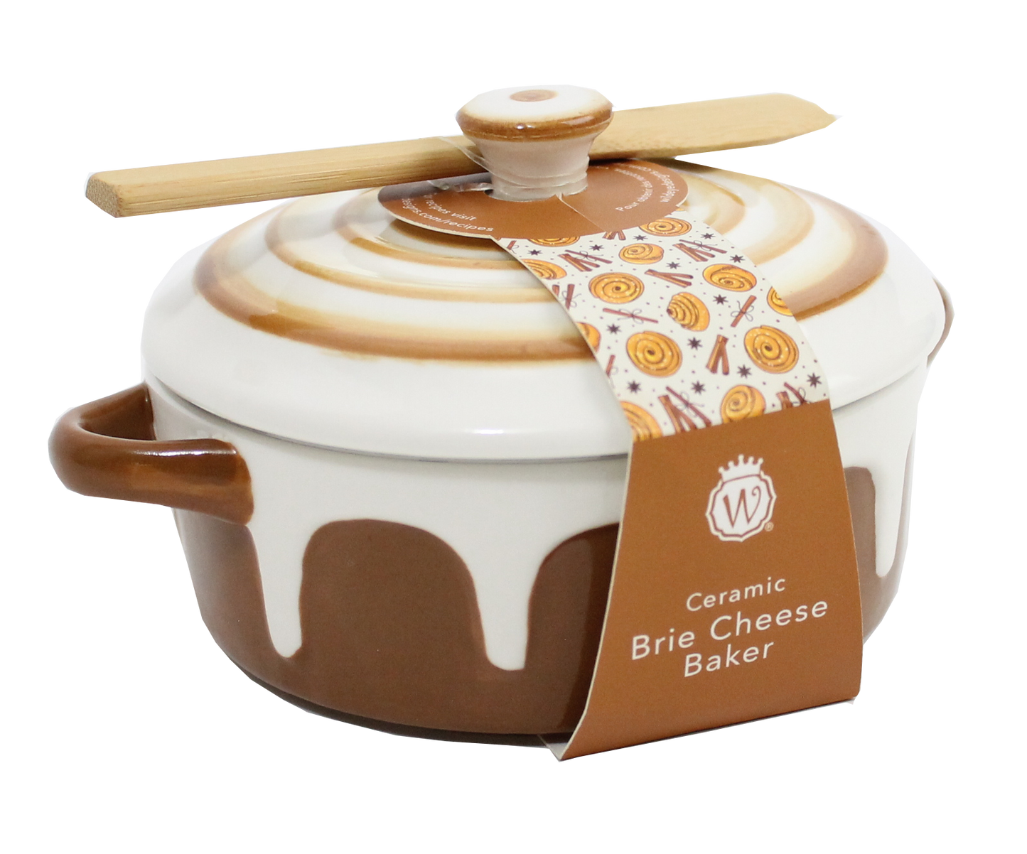 FIGURAL CINNAMON ROLL BRIE BAKER