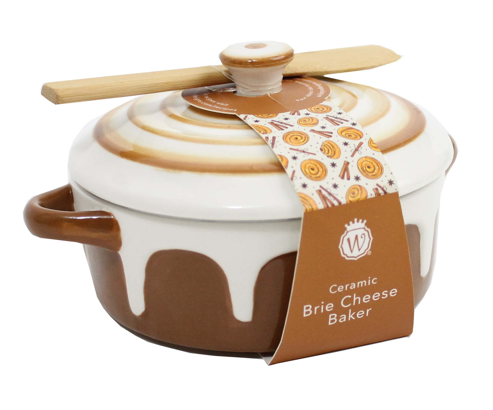 FIGURAL CINNAMON ROLL BRIE BAKER