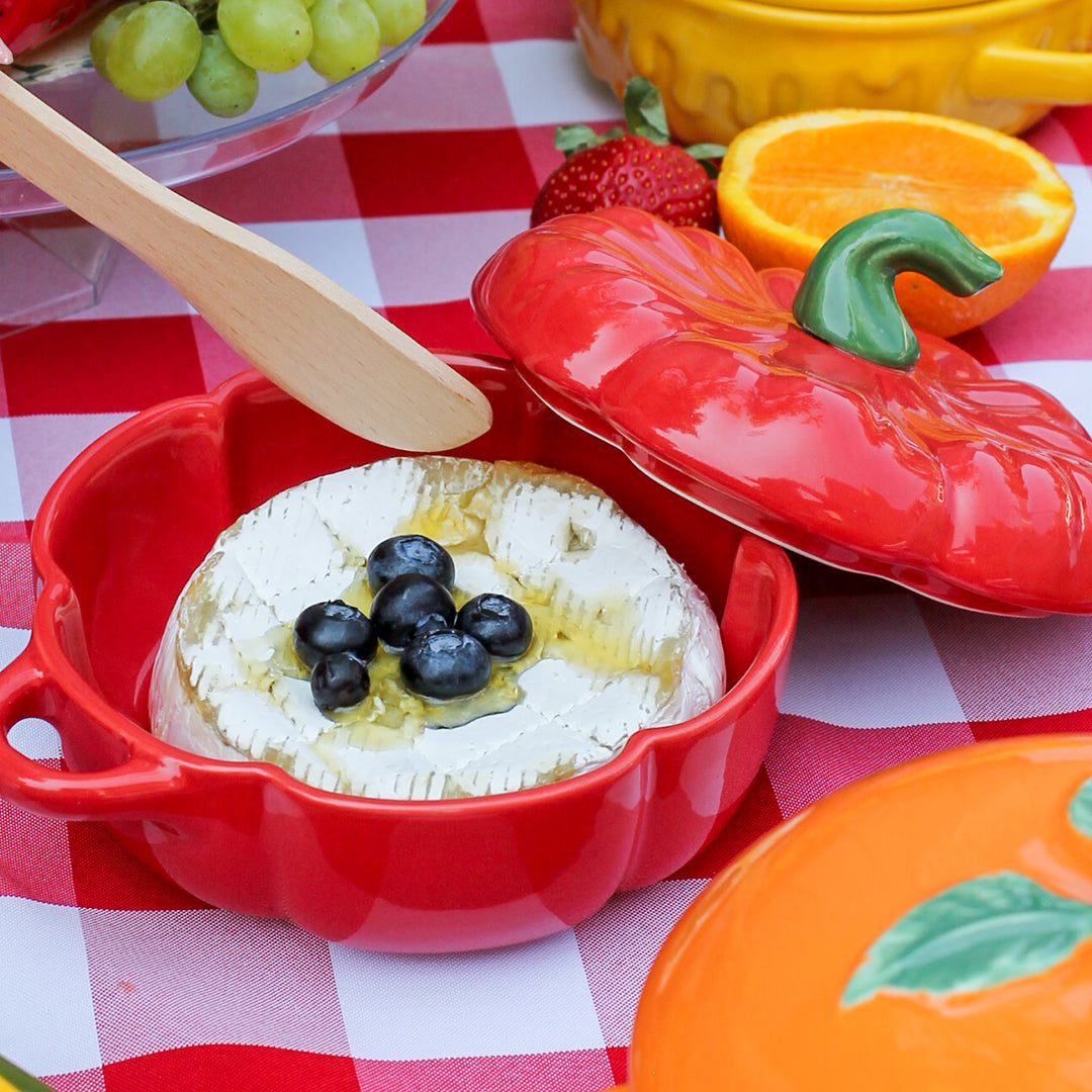 FIGURAL VEGETABLE BRIE BAKER