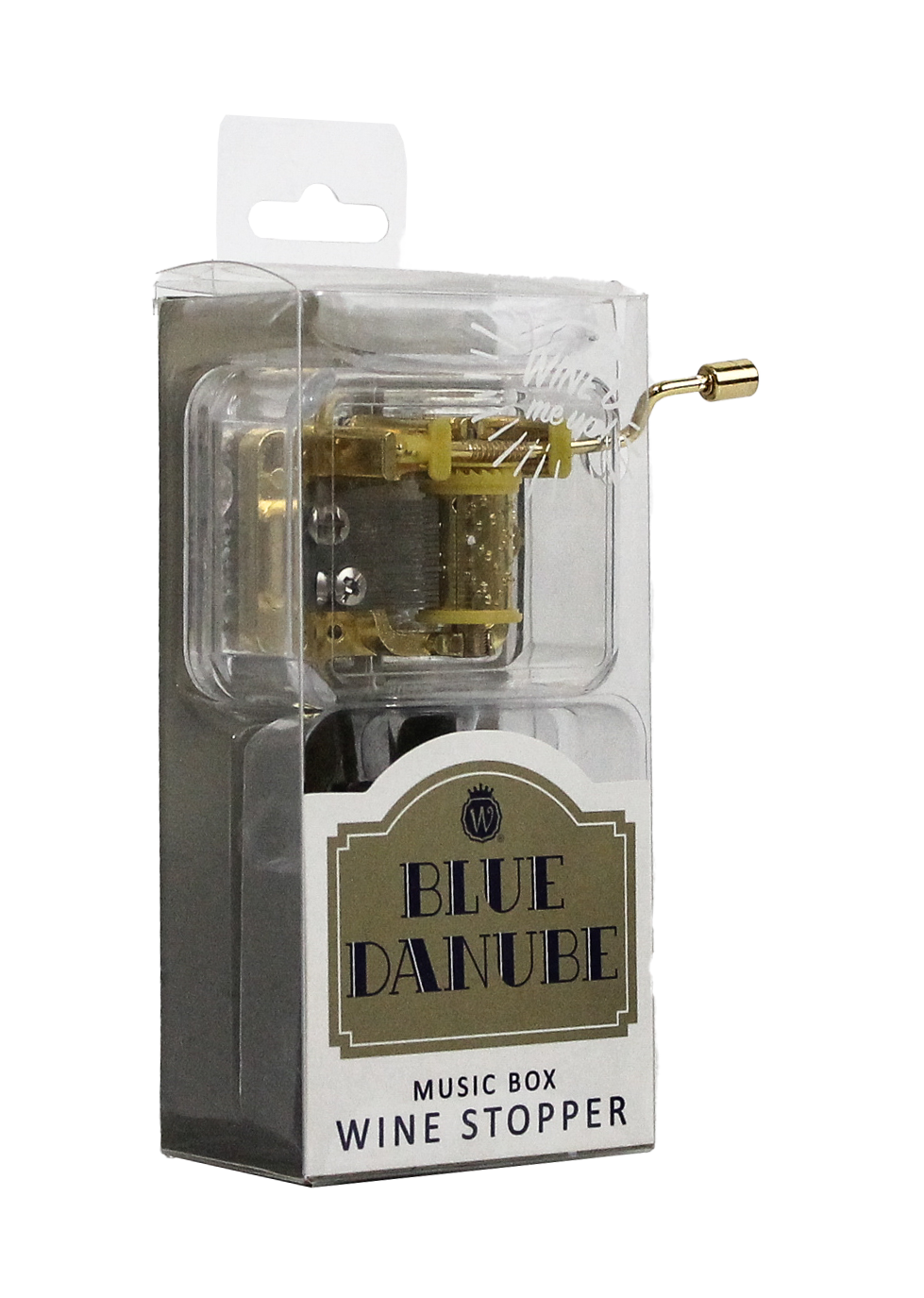 "BLUE DANUBE" MUSIC BOX BOTTLE STOPPER - Wild Eye Designs