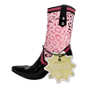 PINK LEOPARD COWBOY BOOT BOTTLE HOLDER