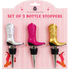 COWBOY BOOT WINE STOPPER SET
