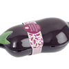 FIGURAL EGGPLANT CERAMIC SERVING DISH