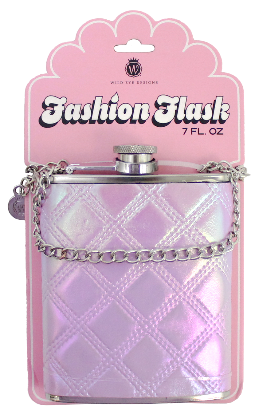 IRIDESCENT ELEGANCE FASHION FLASK - Wild Eye Designs
