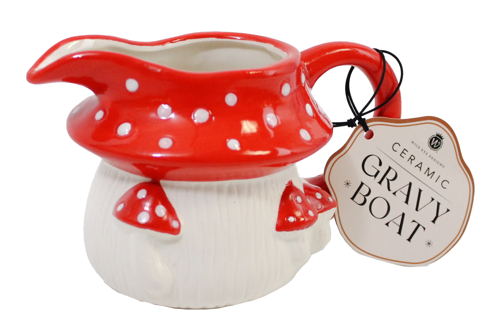 FIGURAL MUSHROOM GRAVY BOAT