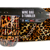LEOPARD PRINT INSULATED WINE BAG & TUMBLER SET - Wild Eye Designs