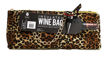 LEOPARD INSULATED WINE BAG & HEEL STOPPER - Wild Eye Designs