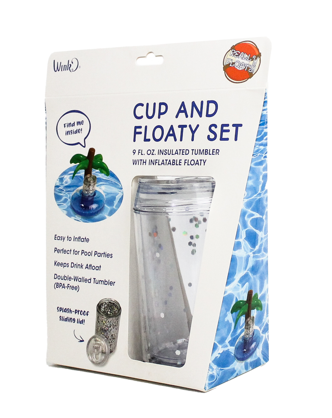 PALM TREE CUP & FLOATY SET - Wild Eye Designs