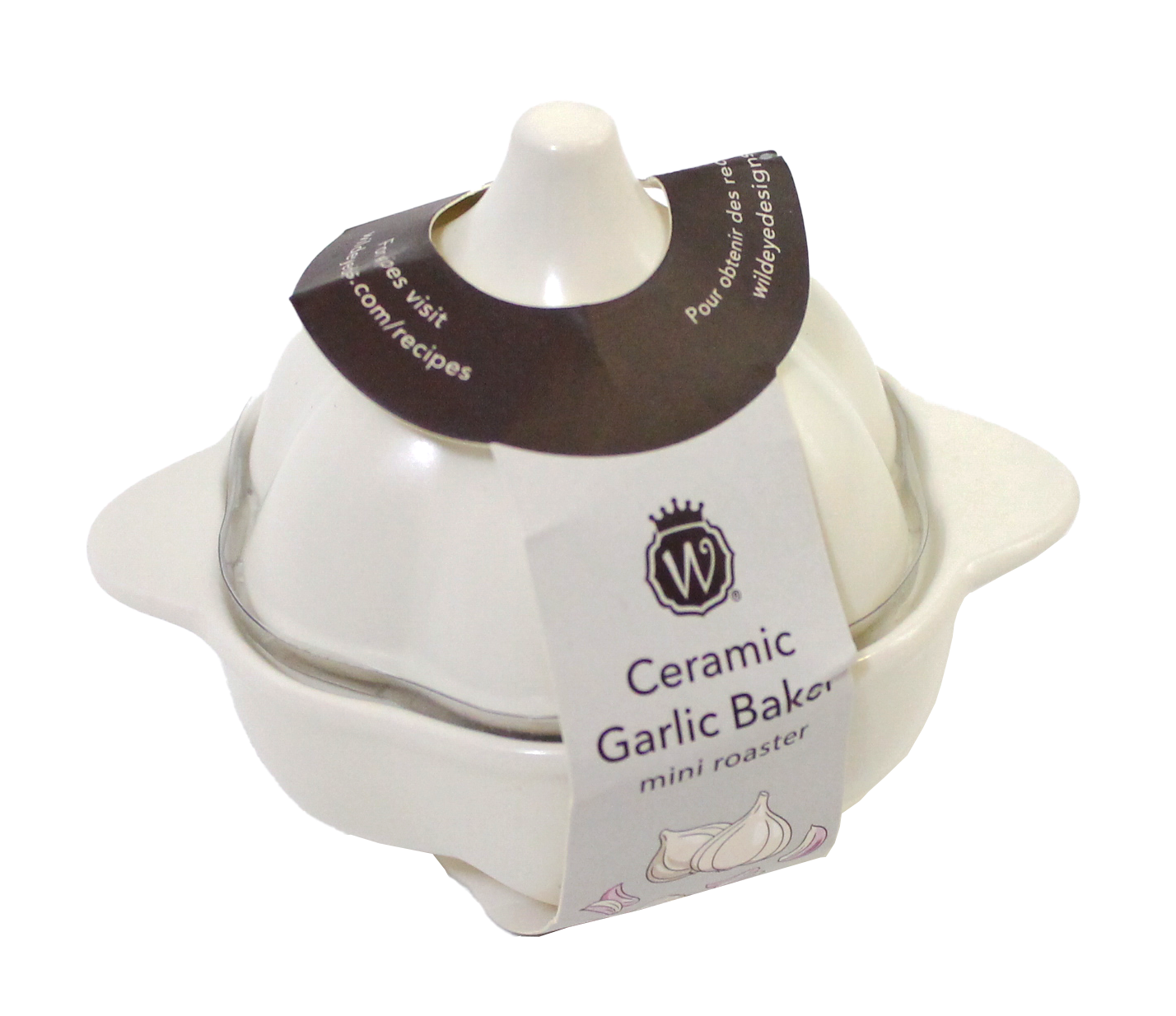 FIGURAL GARLIC CERAMIC GARLIC BAKER