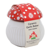 FIGURAL MUSHROOM CERAMIC GARLIC BAKER