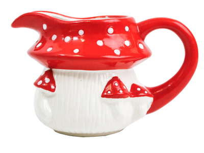 FIGURAL MUSHROOM GRAVY BOAT