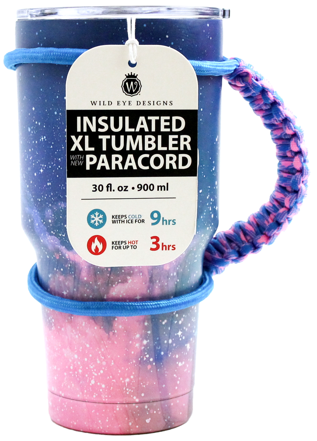 GALAXY PATTERN PARACORD TUMBLER