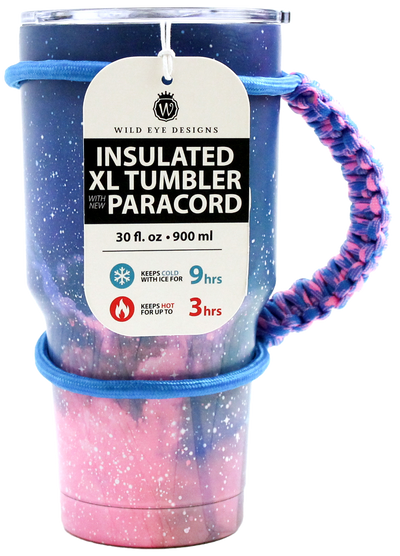 GALAXY PATTERN PARACORD TUMBLER