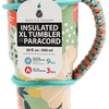 FLORAL PATTERN PARACORD TUMBLER