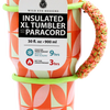 GEOMETRIC PETAL PARACORD TUMBLER