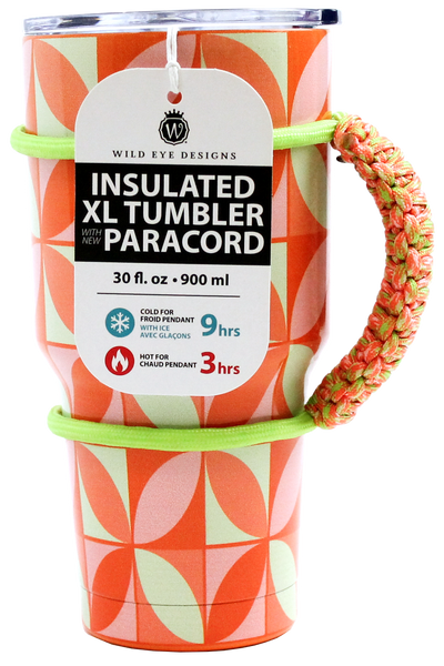 GEOMETRIC PETAL PARACORD TUMBLER