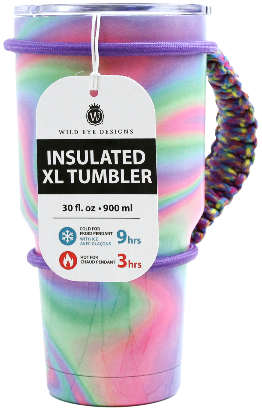 HOLO TYE-DYE PATTERN PARACORD TUMBLER