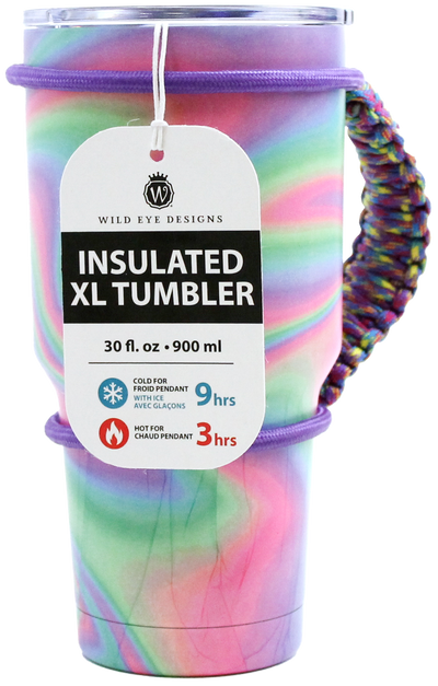 HOLO TYE-DYE PATTERN PARACORD TUMBLER