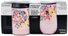 FLORAL DOUBLE WALL MUG AND STEMLESS SET