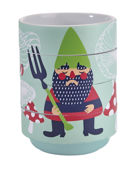 GARDEN GNOME STACKING BOWLS - Wild Eye Designs