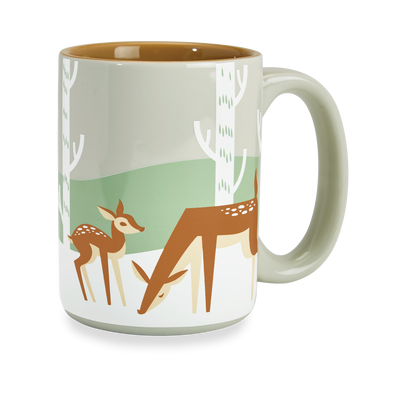 DEER CERAMIC MUGS