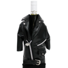 LEATHER BIKER JACKET WINE PARKA - Wild Eye Designs