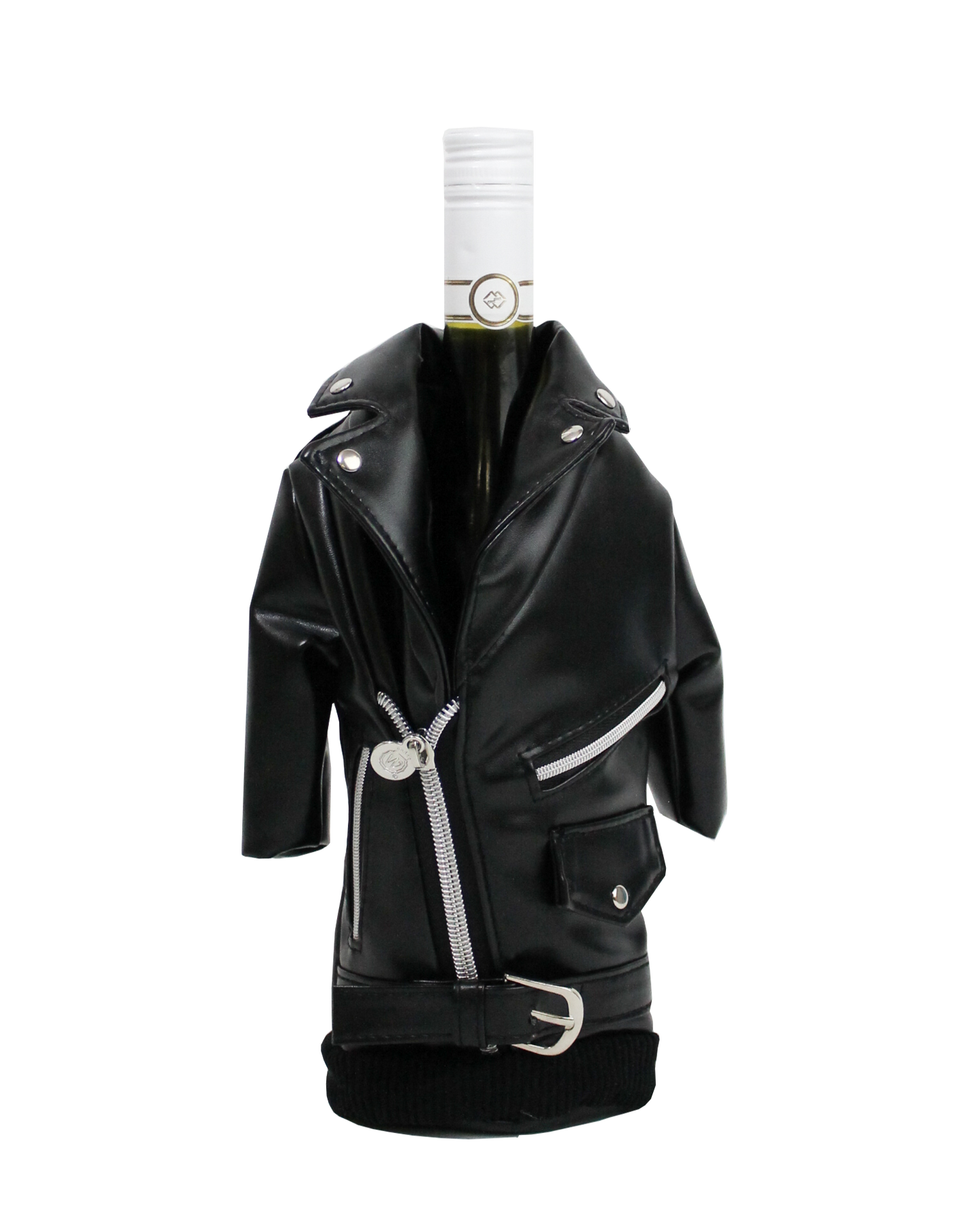 LEATHER BIKER JACKET WINE PARKA - Wild Eye Designs
