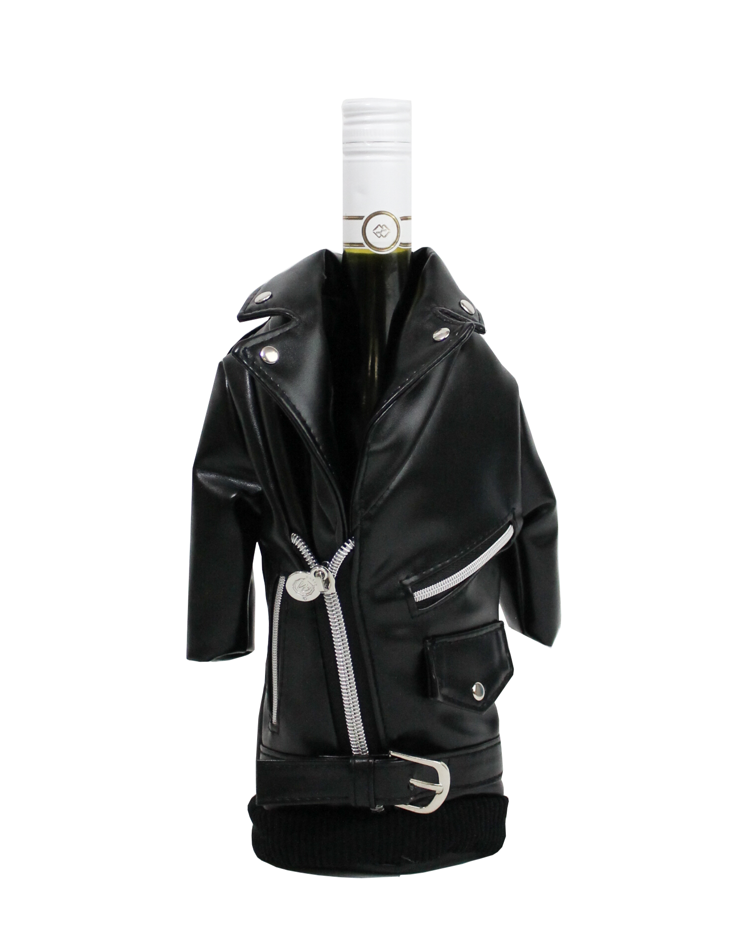 LEATHER BIKER JACKET WINE PARKA - Wild Eye Designs