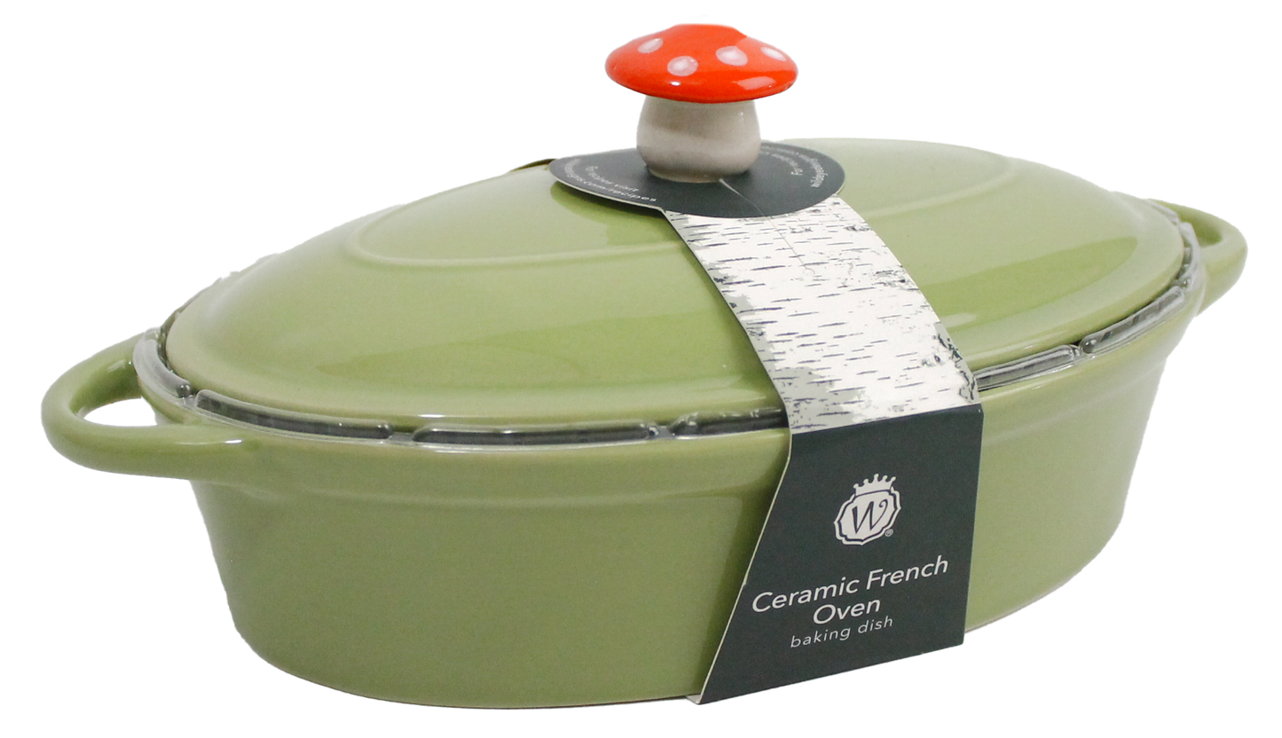 MUSHROOM HANDLE, MINI CERAMIC BAKER