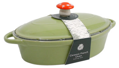 MUSHROOM HANDLE, MINI CERAMIC BAKER