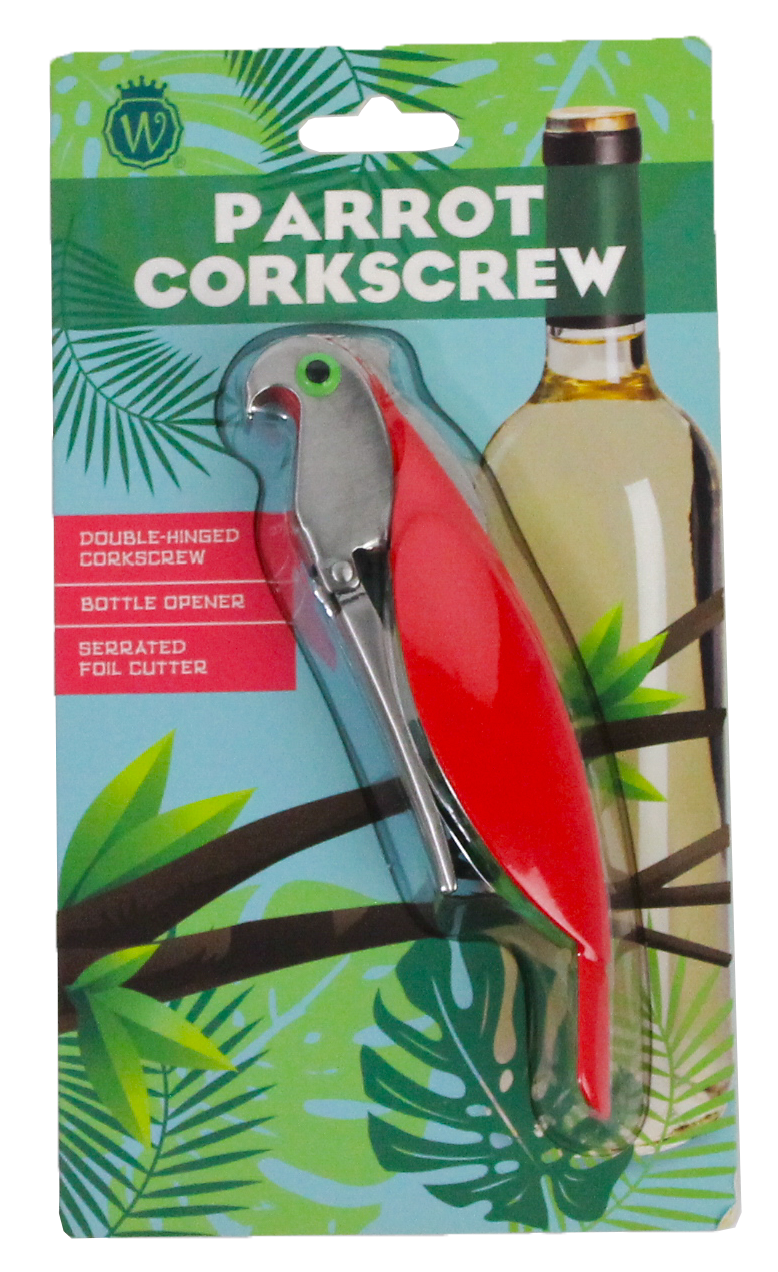 TROPICAL PARROT CORKSCREW - Wild Eye Designs