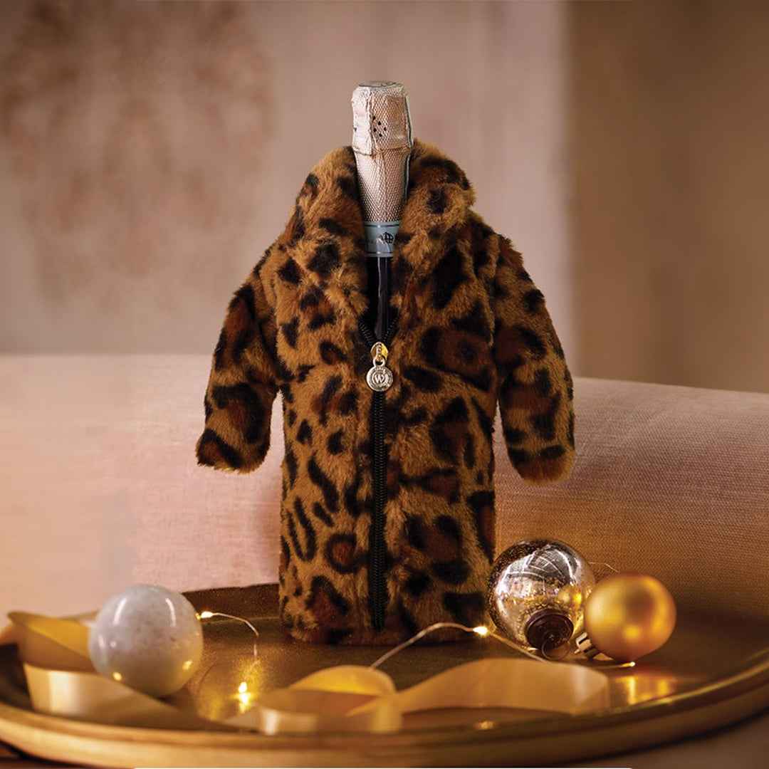 LEOPARD COAT WINE PARKA
