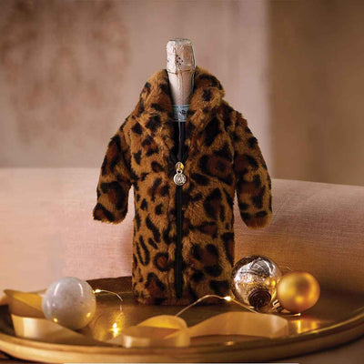 LEOPARD COAT WINE PARKA