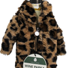 LEOPARD COAT WINE PARKA