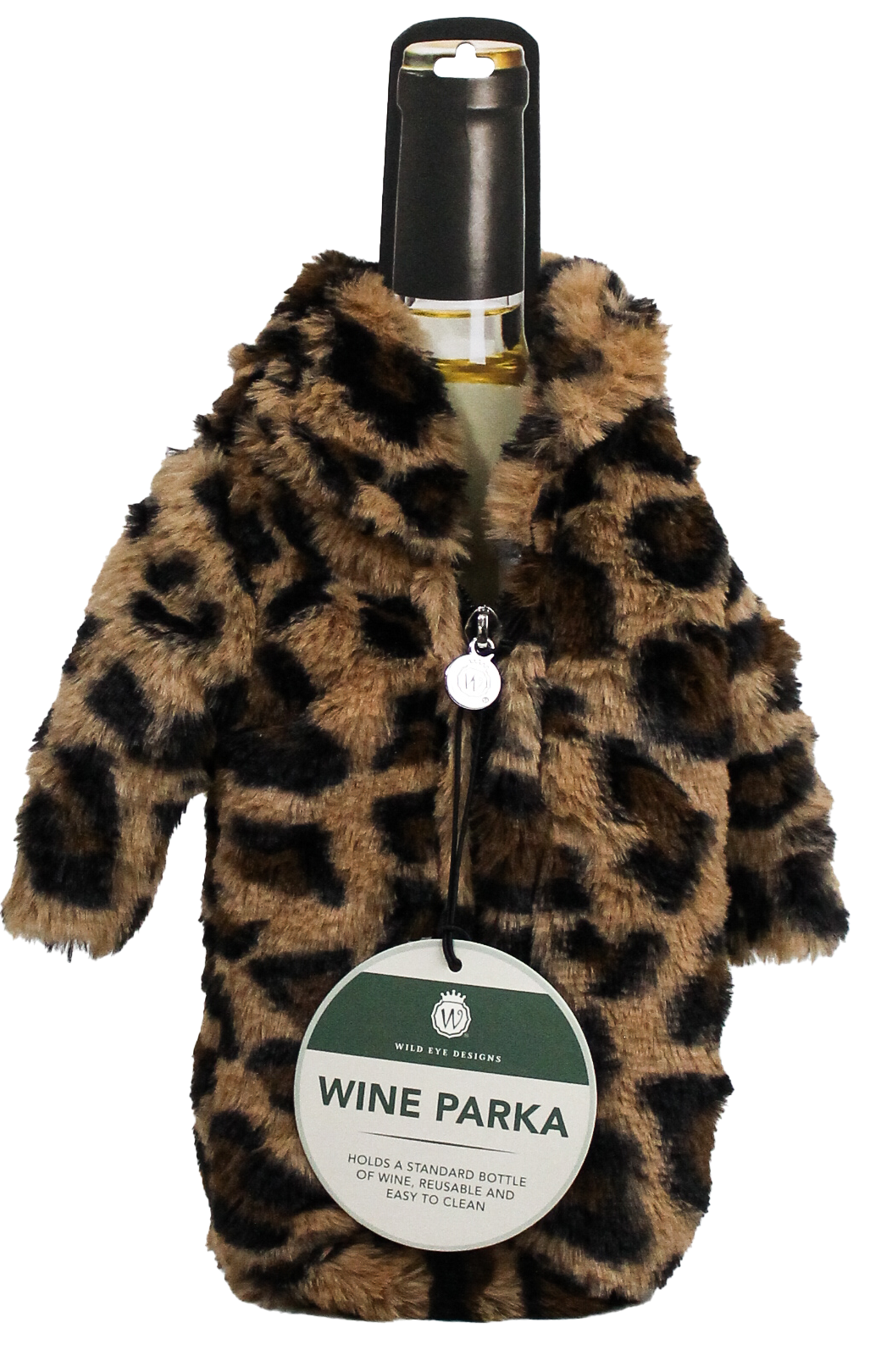 LEOPARD COAT WINE PARKA