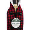 RED & BLACK PLAID WINE PARKA