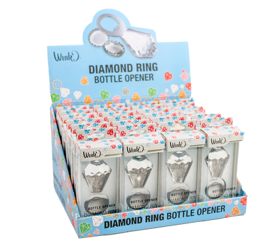 DIAMOND RING BOTTLE OPENERS (CDU) - Wild Eye Designs