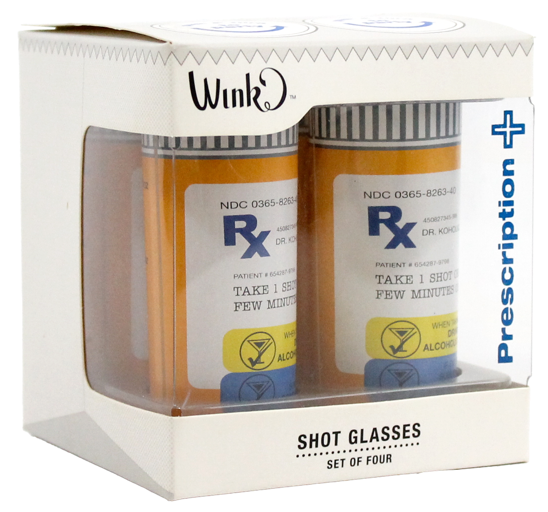 RX SHOT GLASSES - Wild Eye Designs
