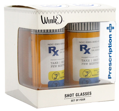 RX SHOT GLASSES - Wild Eye Designs