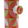 GEOMETRIC PETAL SIP-GRIP SLIM TUMBLER WITH STRAW