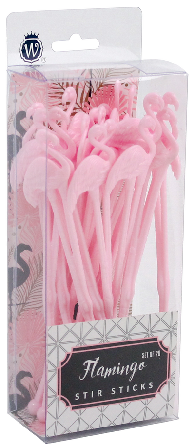 PINK FLAMINGO STIR STICKS - Wild Eye Designs