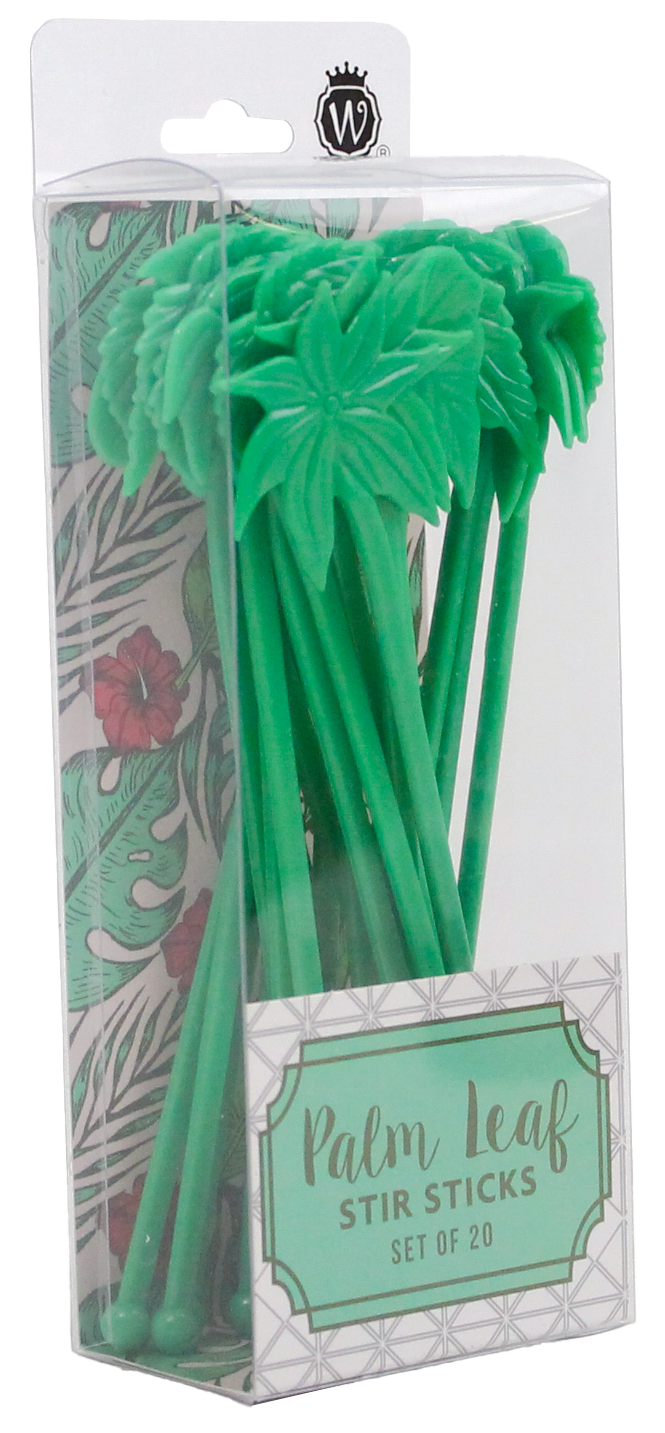 TROPICAL PALM LEAF STIR STICKS - Wild Eye Designs