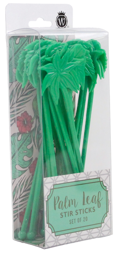 TROPICAL PALM LEAF STIR STICKS - Wild Eye Designs