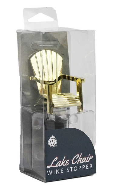 GOLD LAKE CHAIR WINE STOPPER - Wild Eye Designs